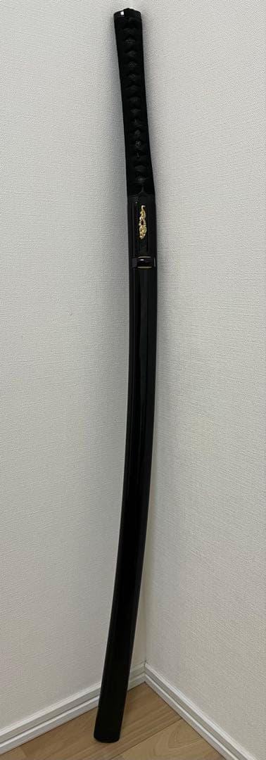 模造刀 日本刀 忍者刀 黒鞘 龍紋