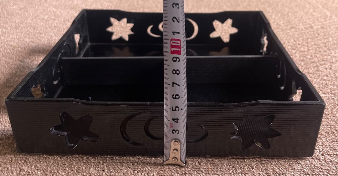 漆器 四つ仕切りトレイ 黒色 60個