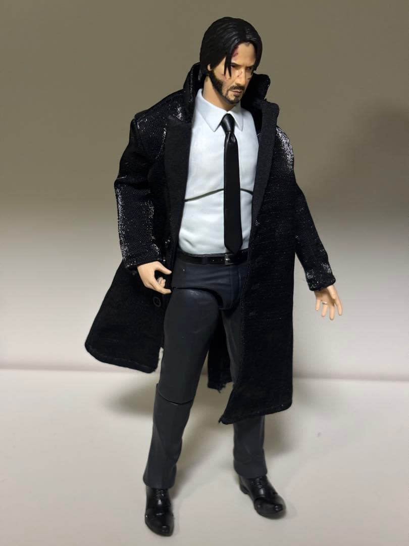 黒 コート BLACK joker ジョンウィック等 フィギュア figure