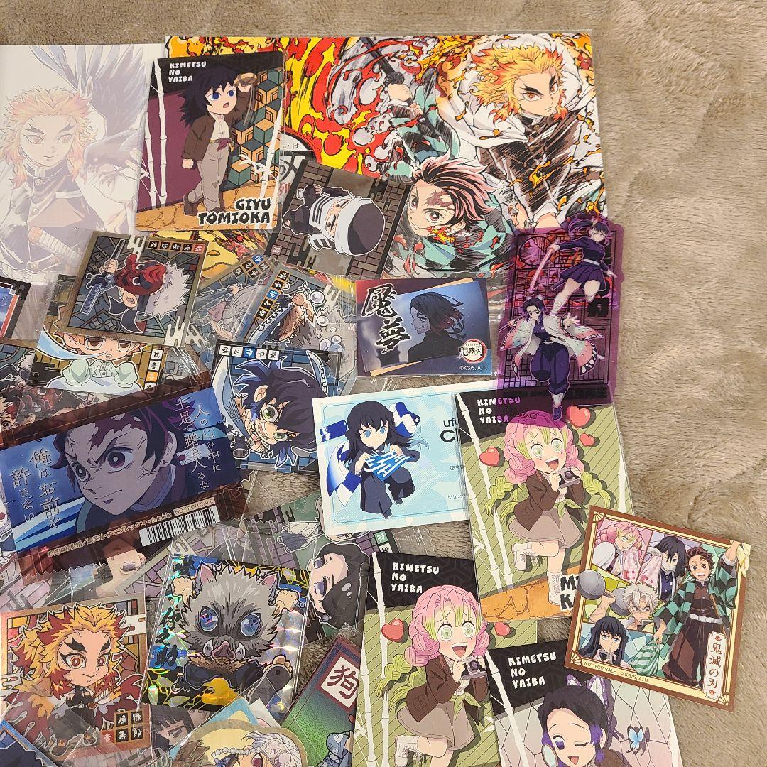 鬼滅の刃 まとめ売り ステッカー カード 約115点