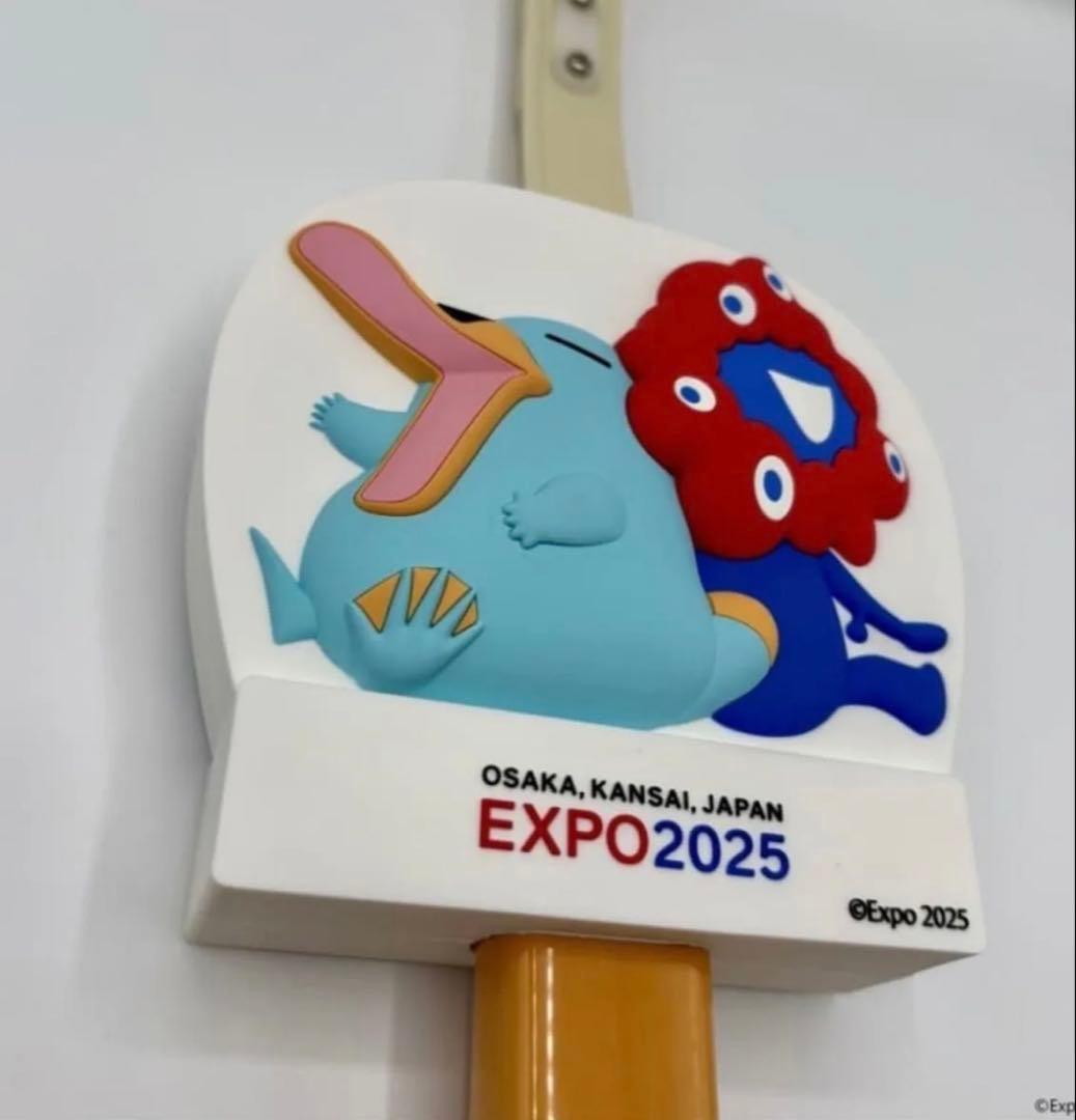 ミャクミャク　イコちゃん 大阪・関西万博ラッピング環状線 つり革レプリカ