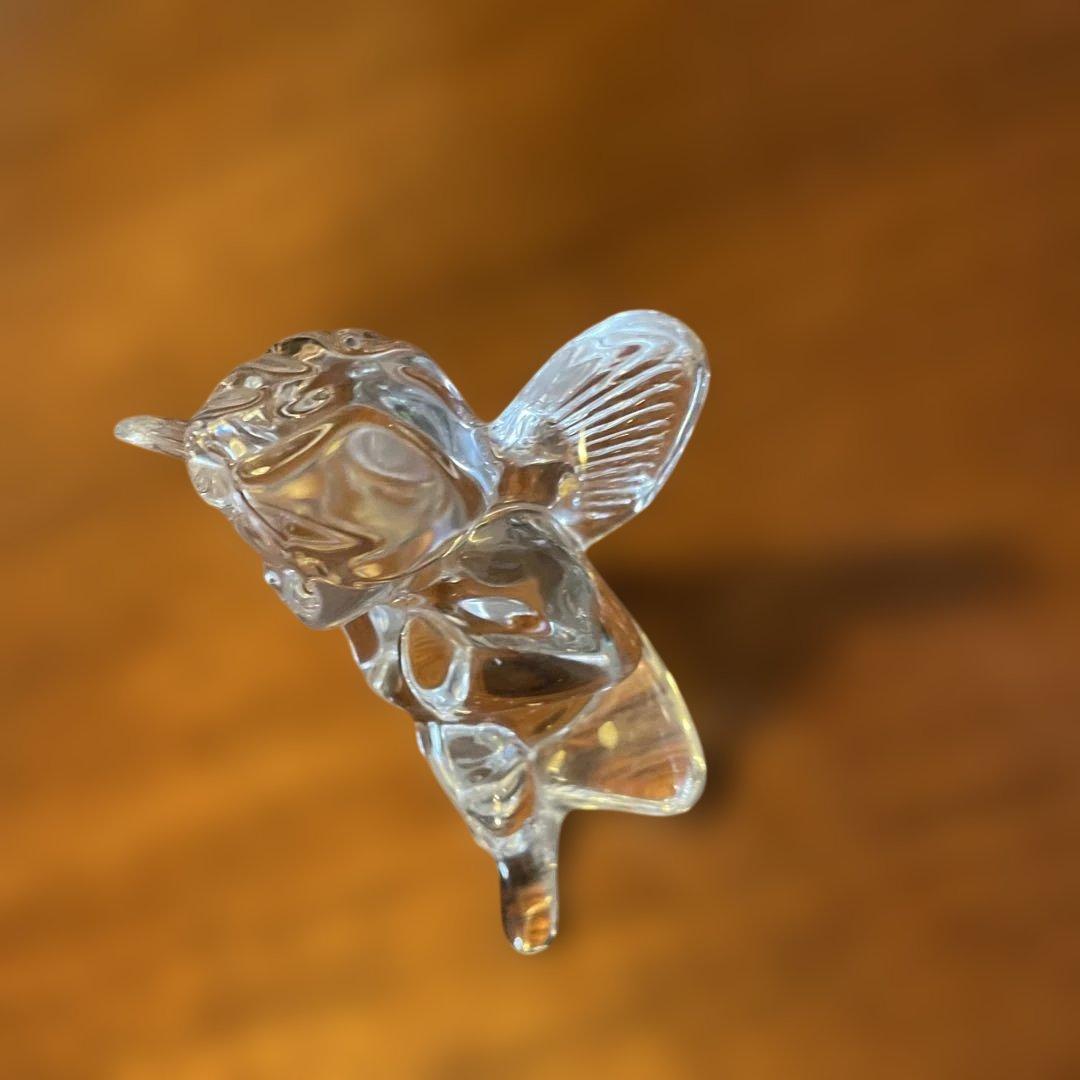 Baccarat クリスタルガラス 天使 置物