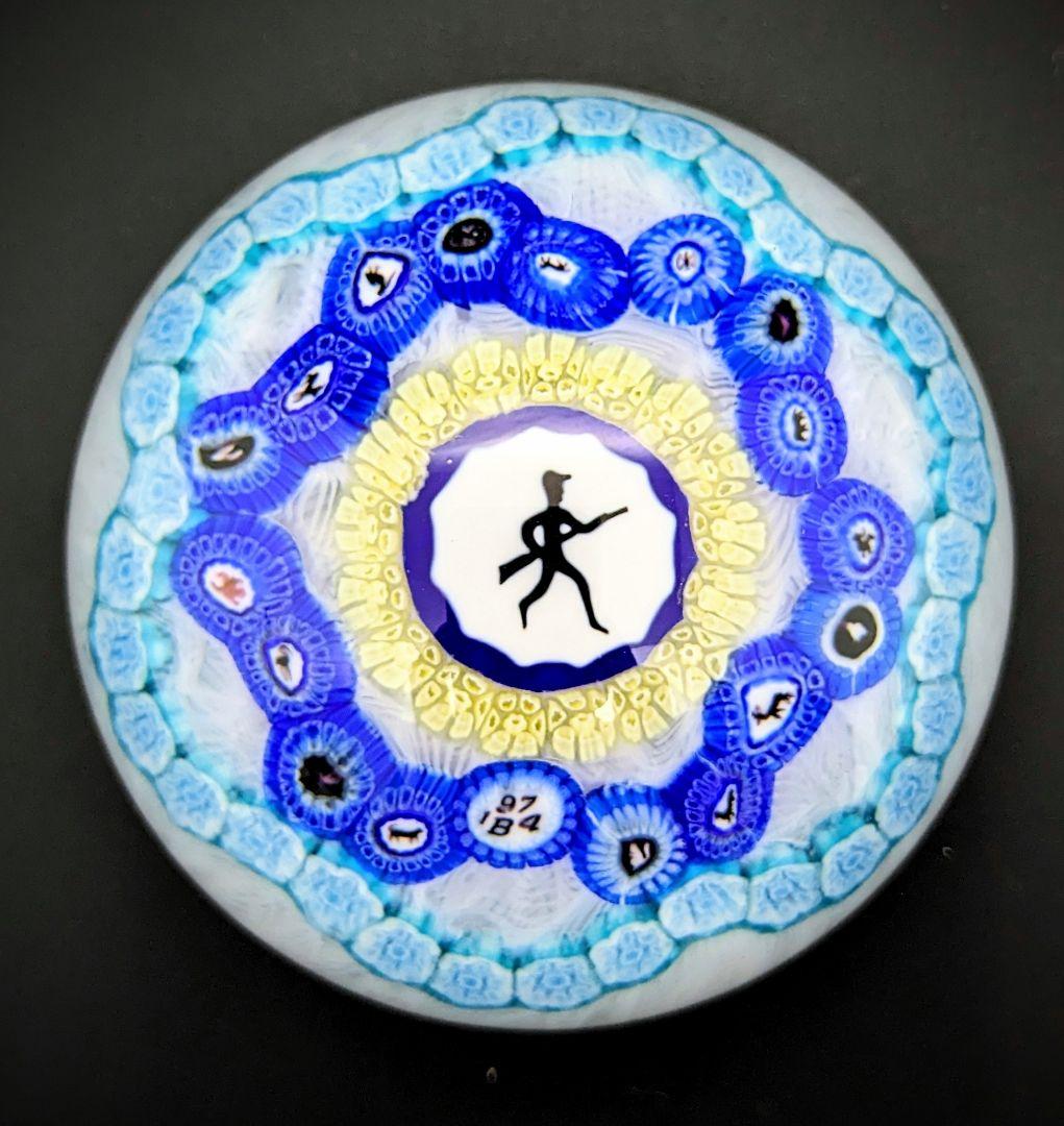 Baccarat 1974年 ミルフィオリ 千の花 ペーパーウェイト