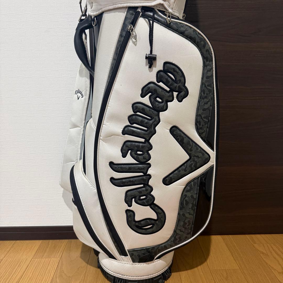 Callaway カモフラ柄 キャディバッグ ゴルフバッグ ホワイト ブラック