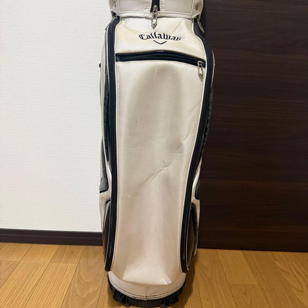 Callaway カモフラ柄 キャディバッグ ゴルフバッグ ホワイト ブラック
