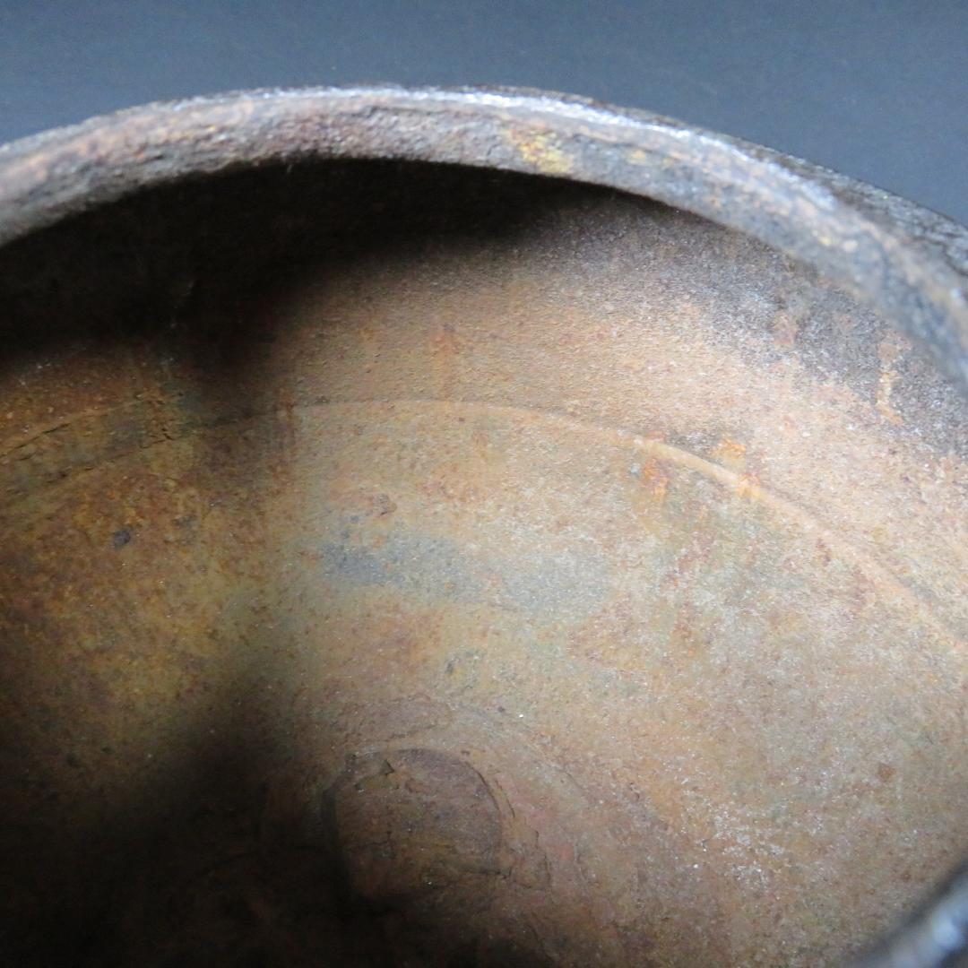 茶釜 風炉 大講堂 内錆あり 茶道具 茶器 在銘 茶の湯