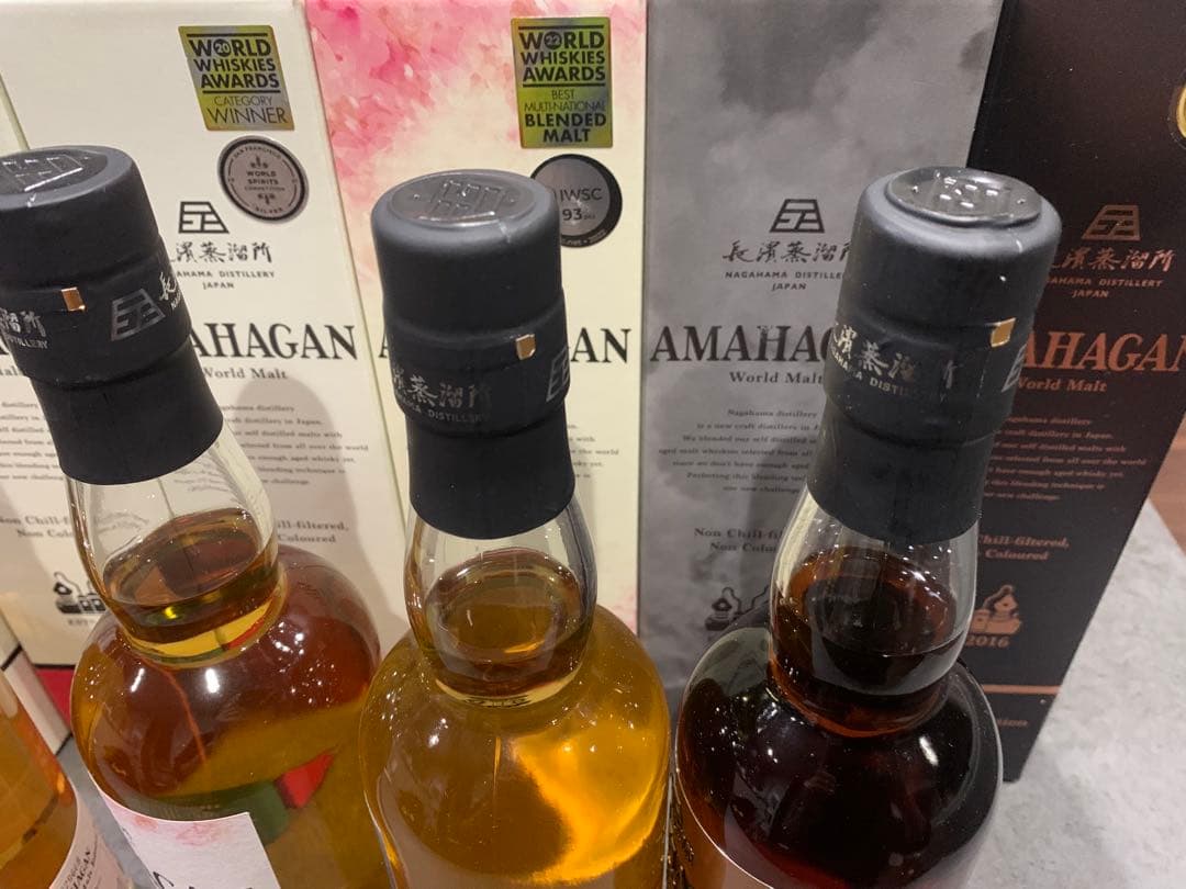 アマハガン　長濱　ウィスキー　新品未開封　6本セット