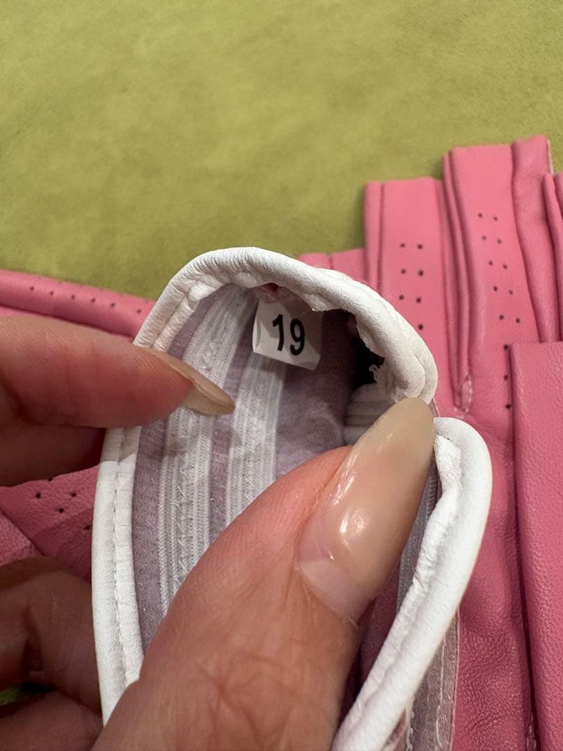 CPG GOLFピンク ゴルフグローブ サイズ19