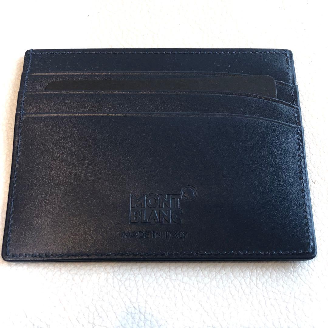 Montblanc ネイビー ボールペンとカードケース　11R2510