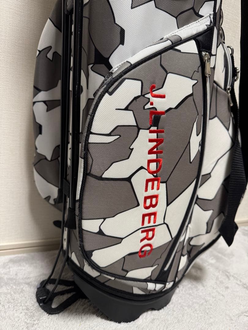 J.LINDEBERG スタンド式 キャディバッグ カモフラ柄