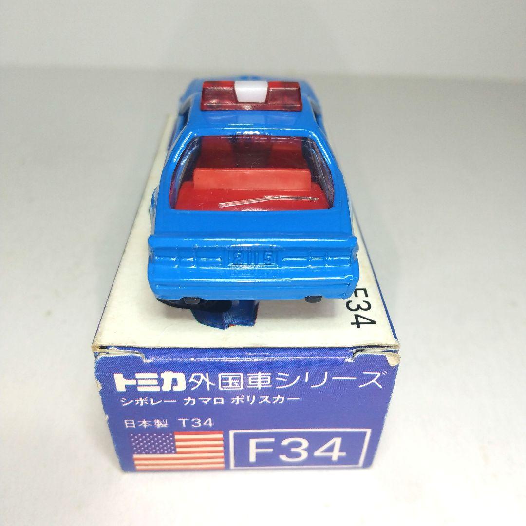 (3382)トミカ 青箱 日本製 シボレー カマロ ポリスカー