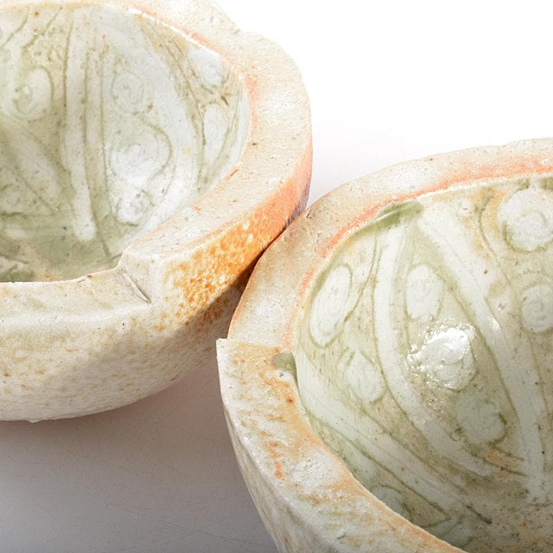 伊賀焼　小島憲二造　丸陶筥　陶箱　共箱　V　R6133C