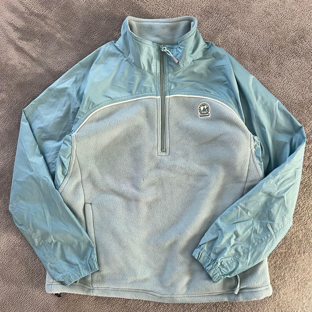 パーリーゲイツ　セットアップ　ジャケット　パンツ　レディース　ゴルフ　水色　MS