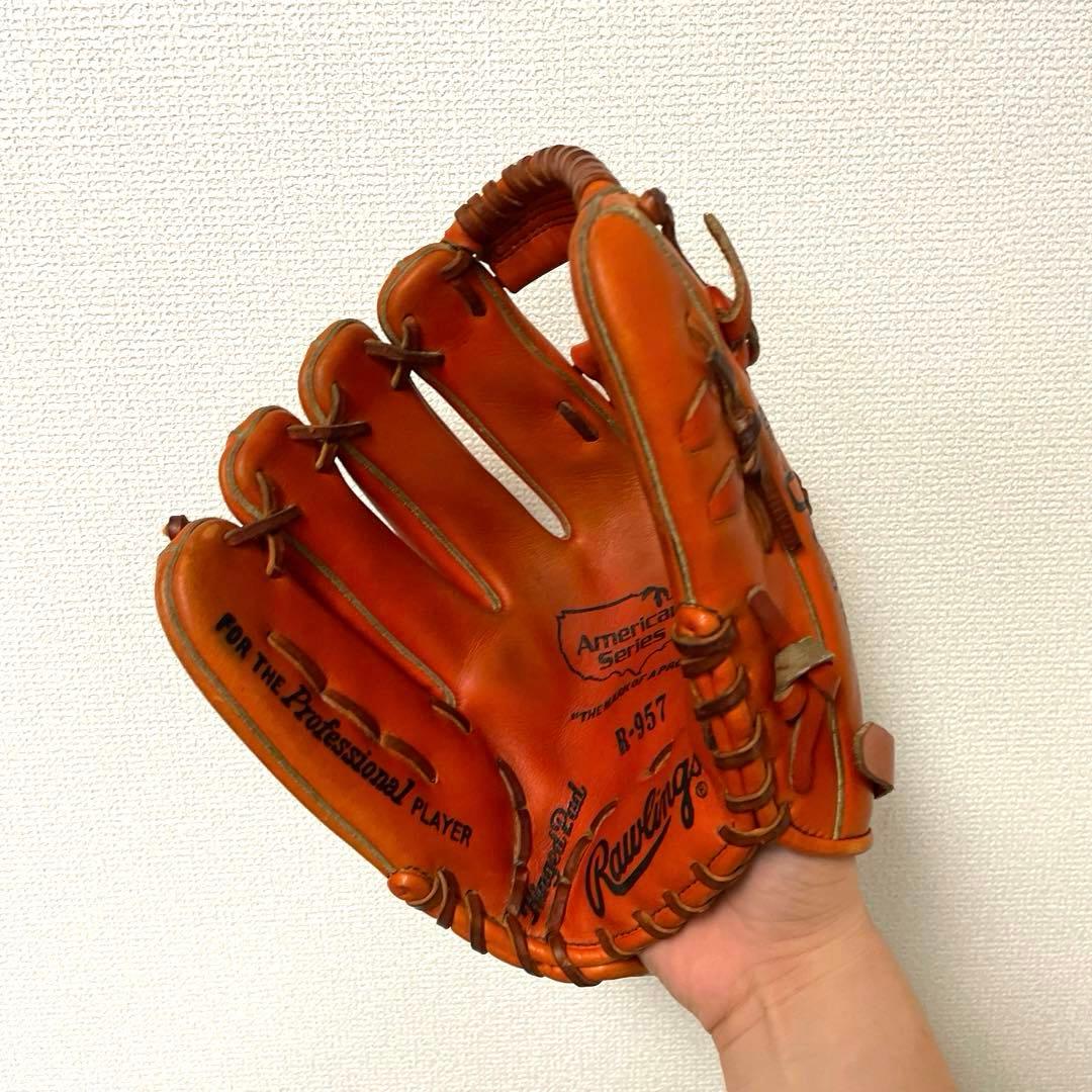397 ローリングス ビンテージ 即戦力 軟式 内野手用グローブ 左投げ
