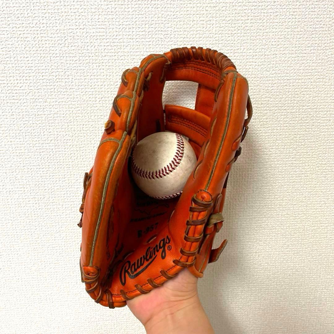 397 ローリングス ビンテージ 即戦力 軟式 内野手用グローブ 左投げ