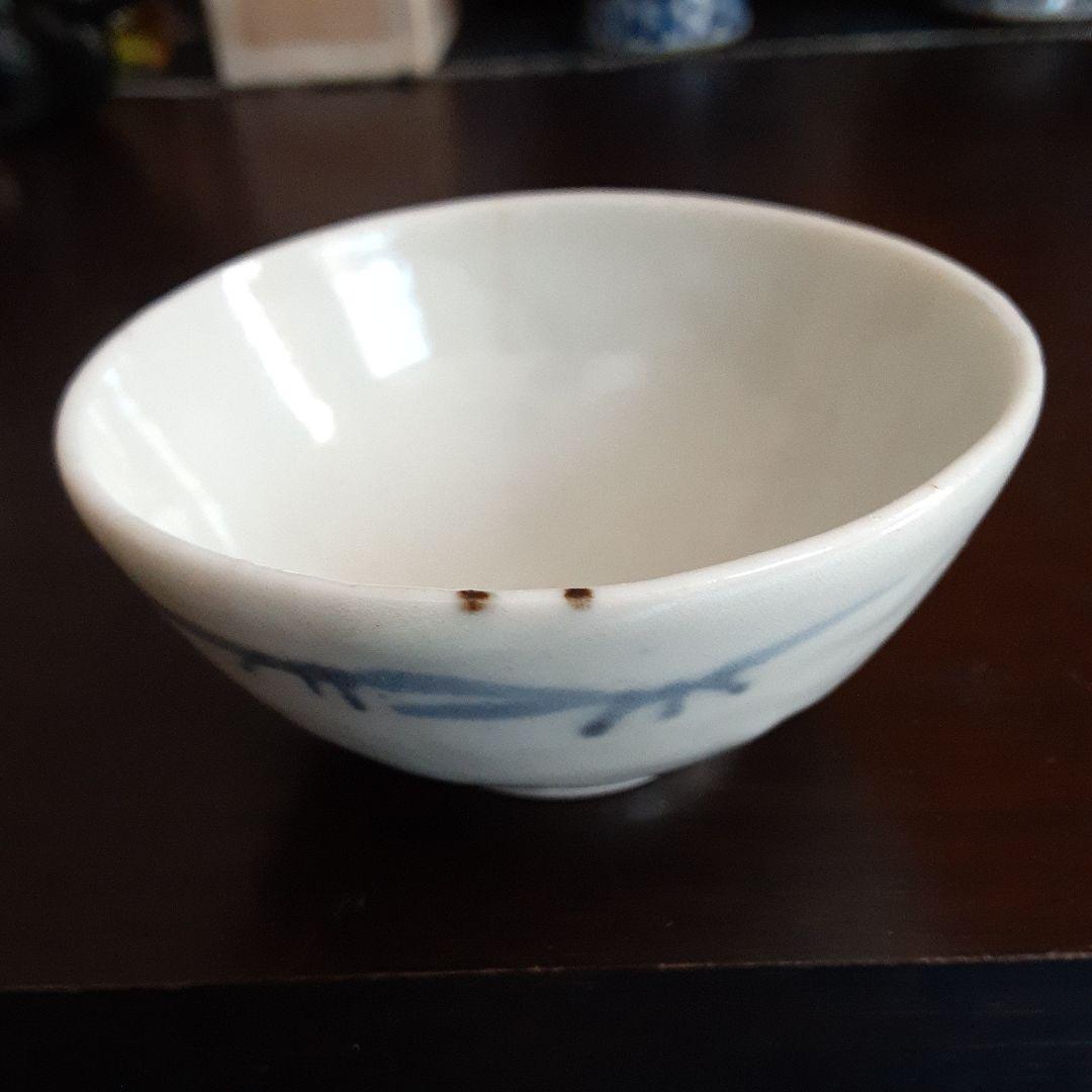 初期伊万里笹紋ぐい飲み(碗形)