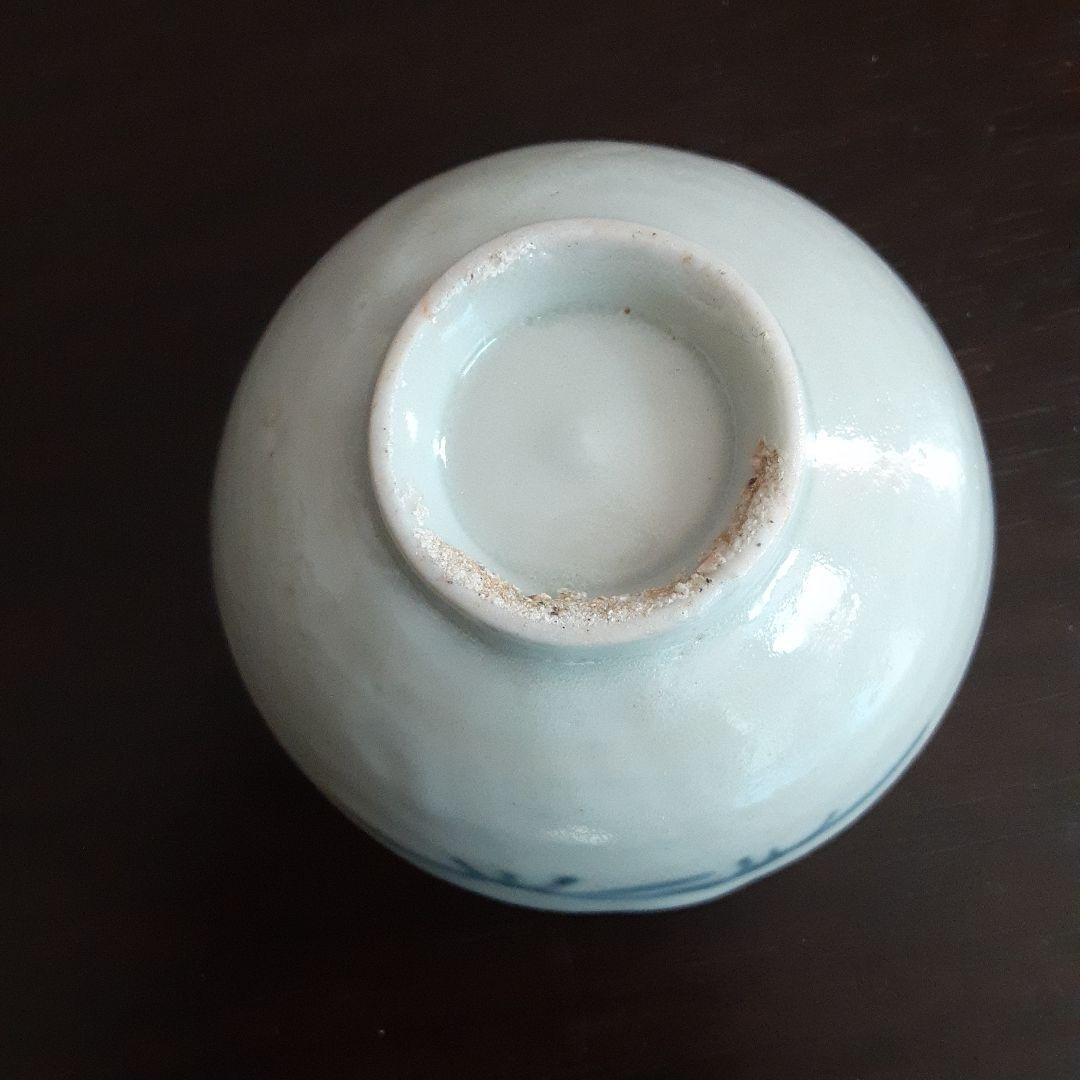 初期伊万里笹紋ぐい飲み(碗形)