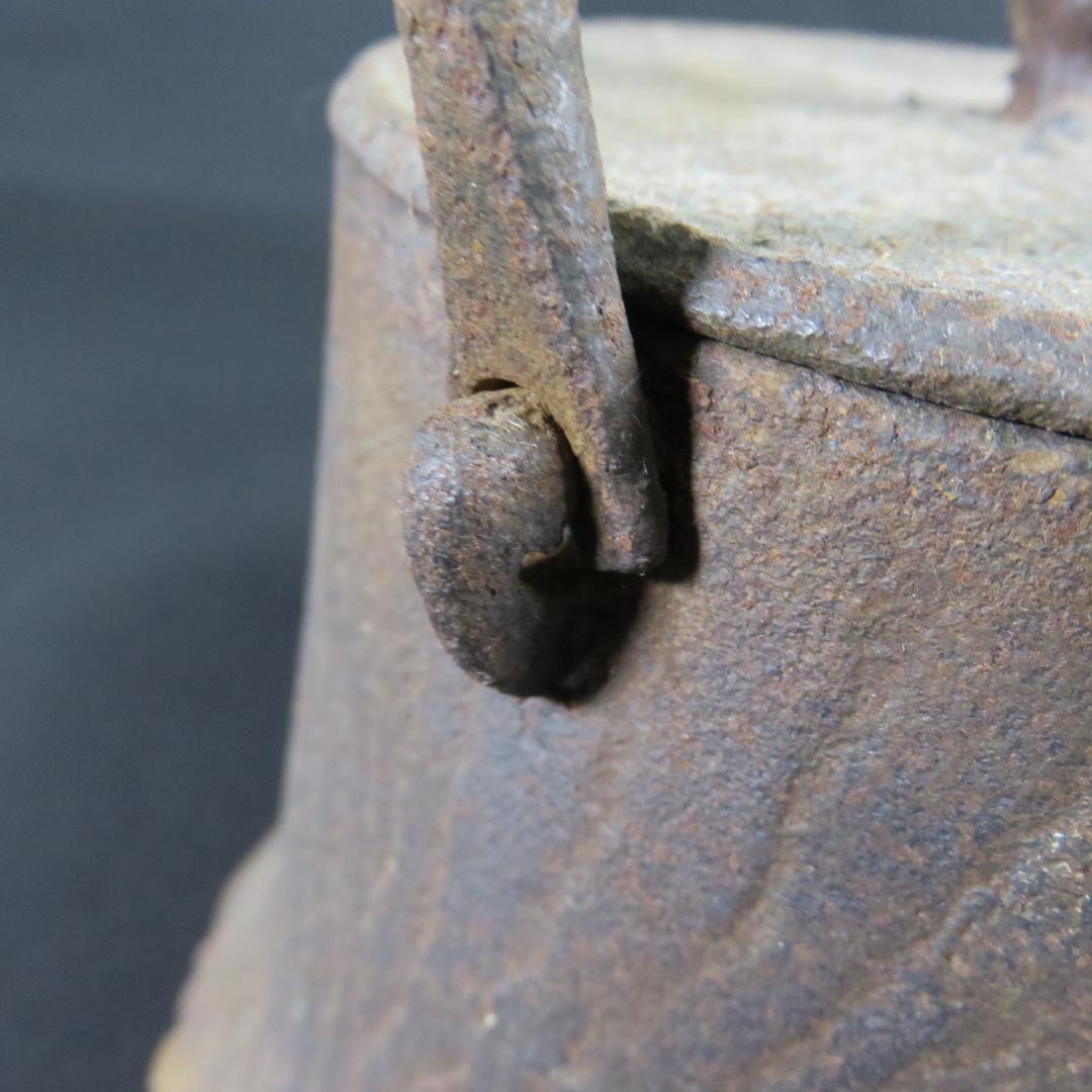 鉄瓶 錆 南部 富士形 囲炉裏 炉端 鉄分補給