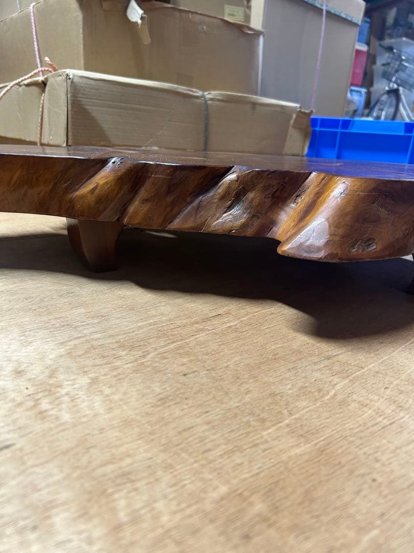 天然木 テーブル アンティーク 濃