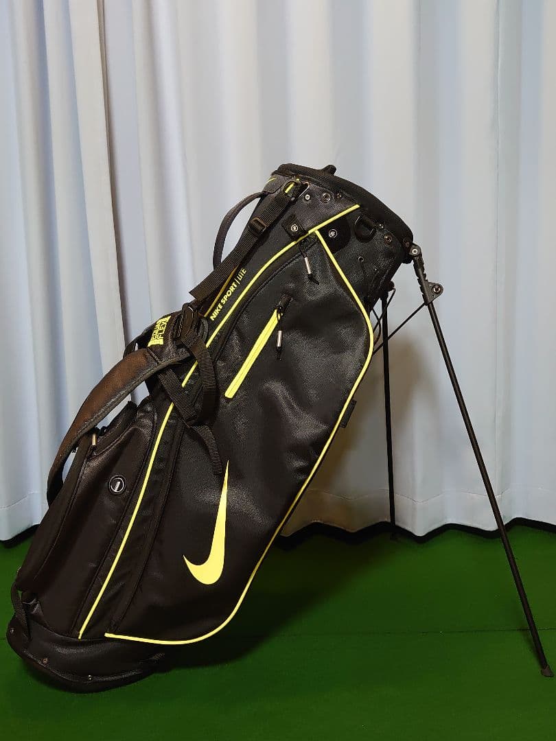 【美品】NIKE ゴルフバッグ　スタンドバッグ ブラック/イエロー