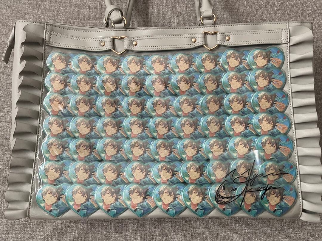 あんスタ 晃牙 痛バ A3 ハート 缶バッジ β バンケット 生ブロ サイン