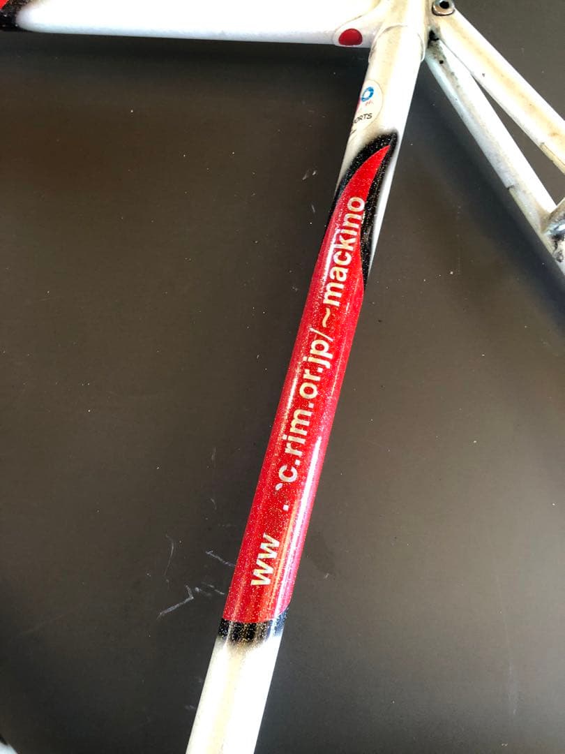 MAKINO マキノ　フレーム　競輪　njs刻印 bb無し　凹みあり？