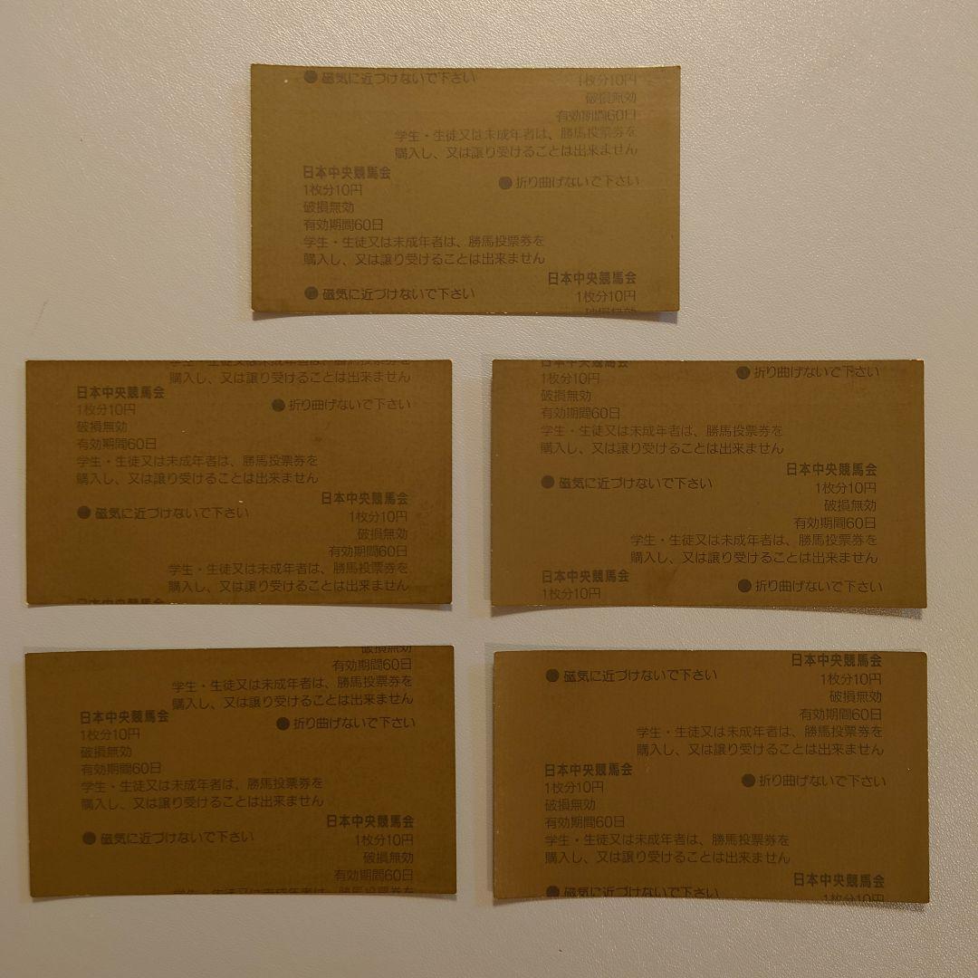 1995年 第88回 京都記念 ライスシャワー、1着馬ワコーチカコ他単勝馬券