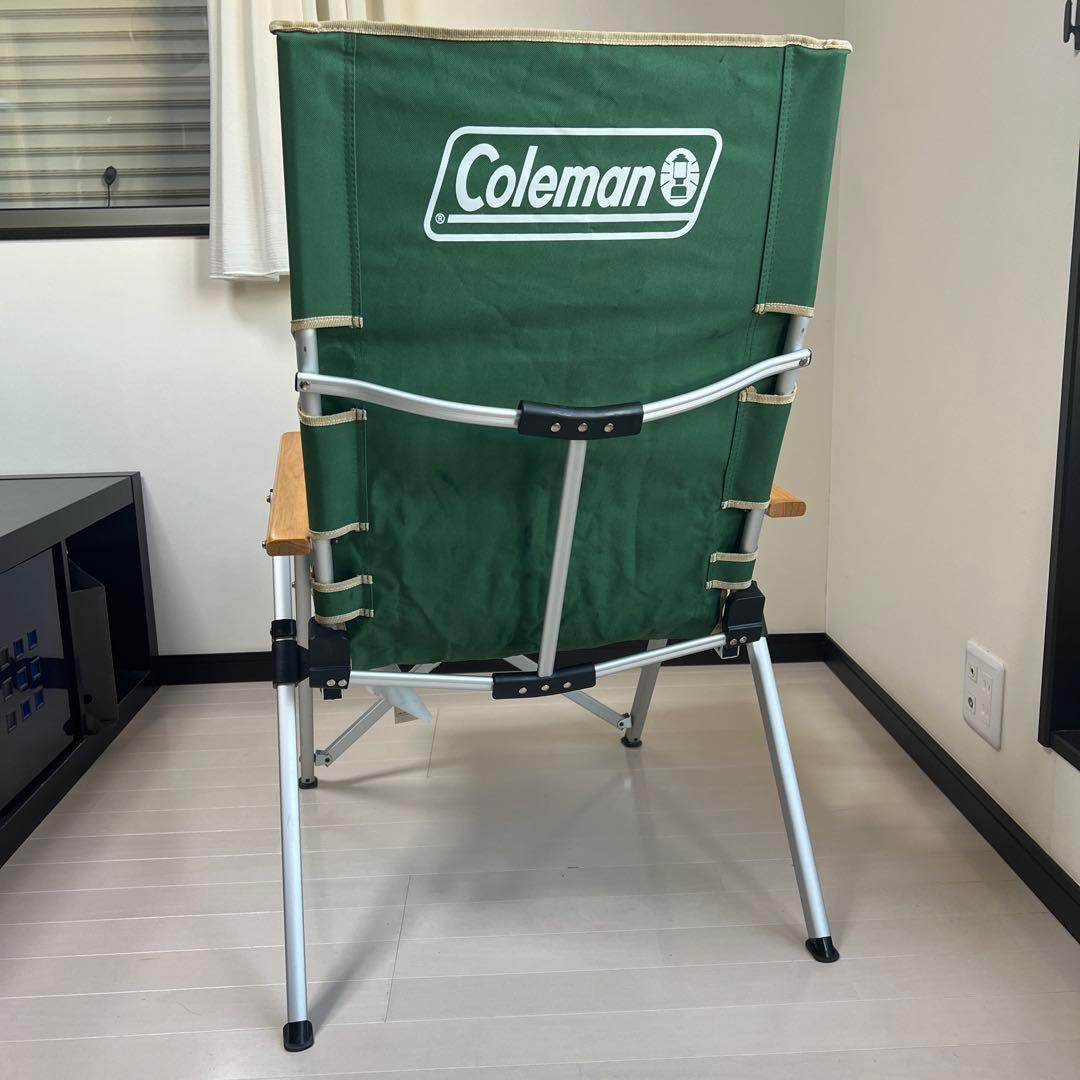 【Coleman】レイチェア リクライニング　グリーン 折りたたみ アウトドア
