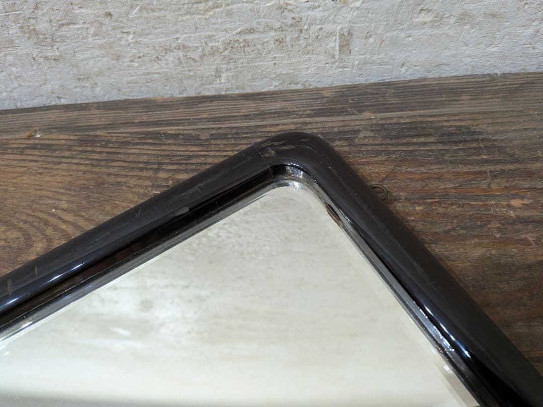 1125 ②アンティーク　大正浪漫　ウォールミラー　壁掛け式　鏡　姿見　レトロ