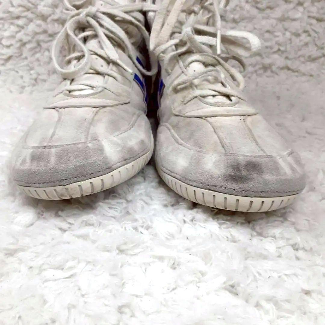 美品 28㎝◎asics アシックス レスリングシューズ ボクシングシューズ 白