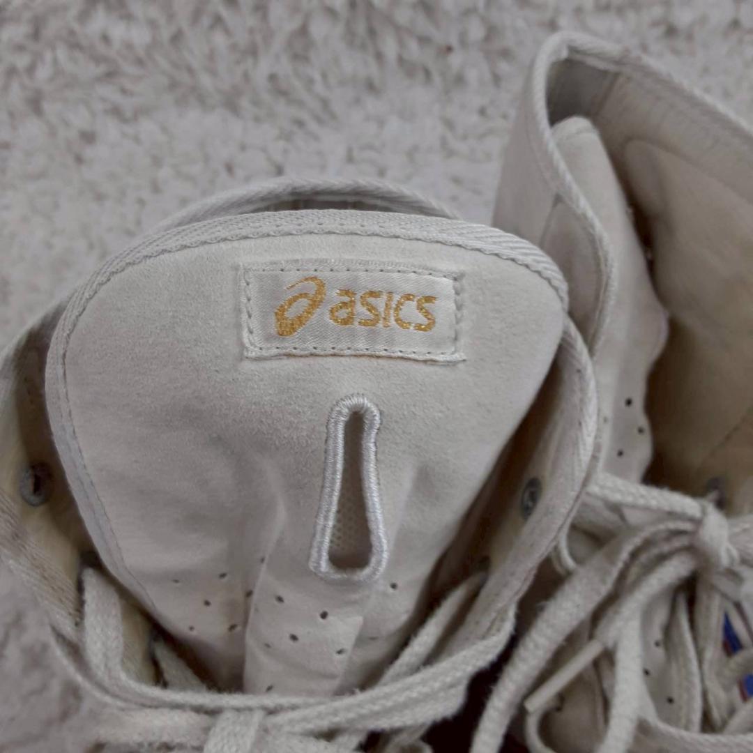 美品 28㎝◎asics アシックス レスリングシューズ ボクシングシューズ 白