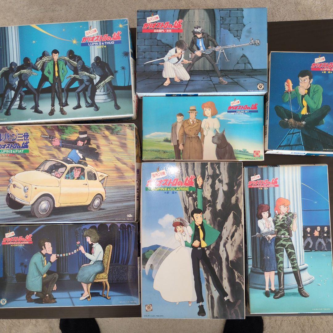 ルパン三世　カリオストロの城　プラモデル　模型 ポストカード５枚
