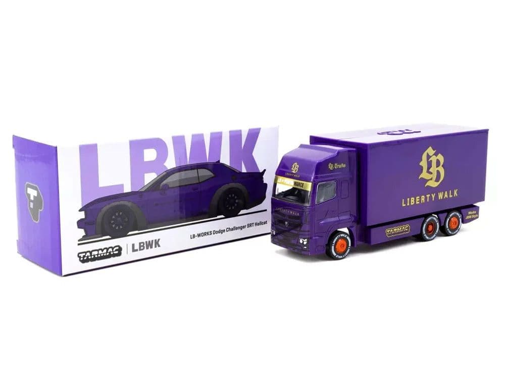 リバティウォーク ダッジチャレンジャーSRT ヘルキャットウィズトランスポーター