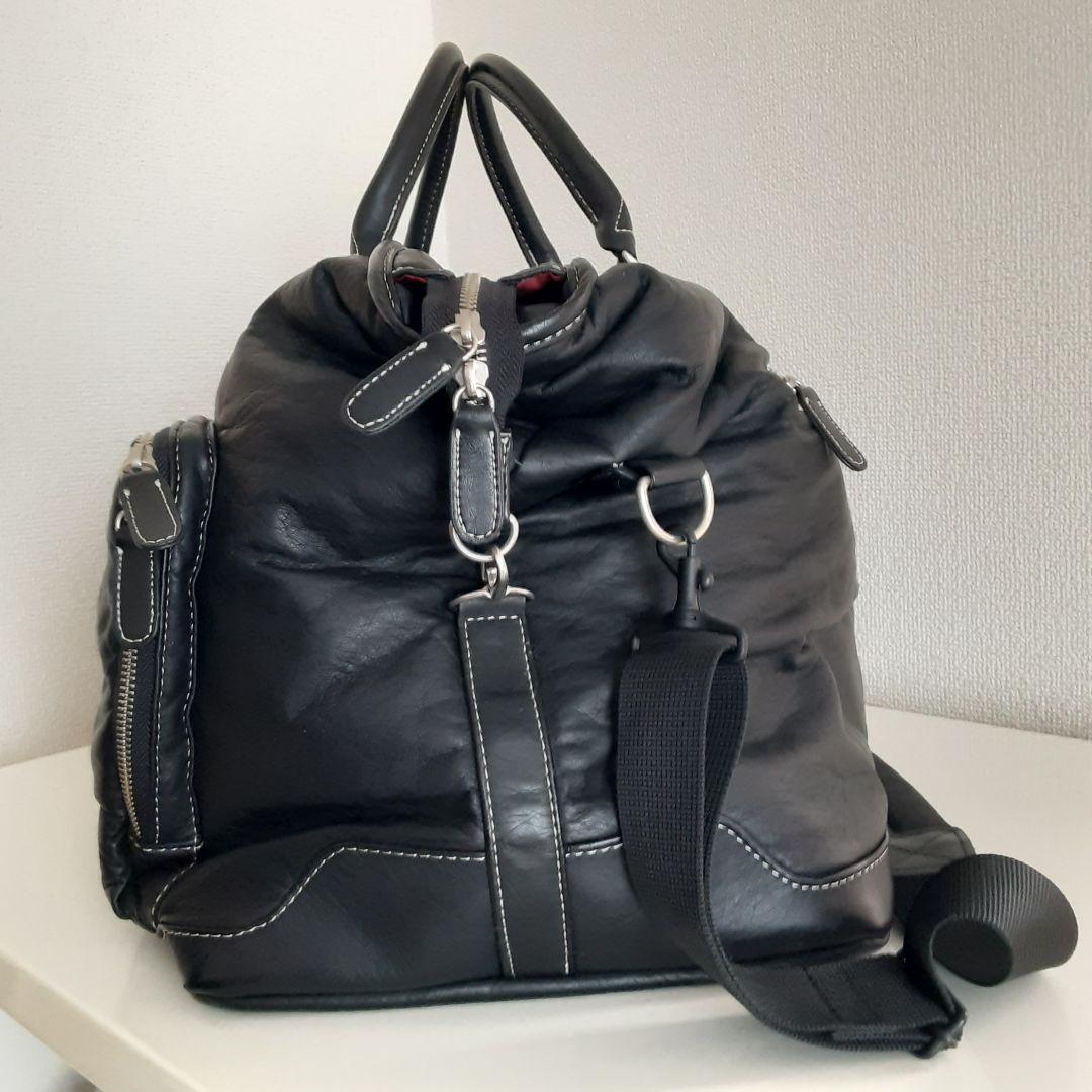 ONOFF オノフ ラムレザー調ボストンバッグ ゴルフバッグ