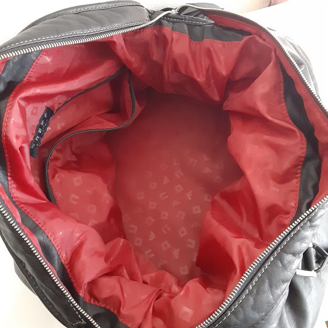 ONOFF オノフ ラムレザー調ボストンバッグ ゴルフバッグ