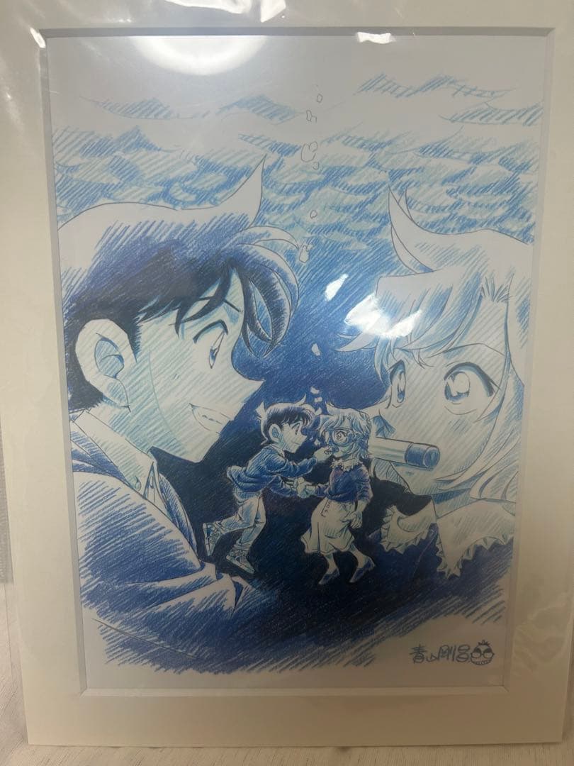 名探偵コナン 黒鉄の魚影　青山剛昌書き下ろし複製 原画（ラフ画同梱版）