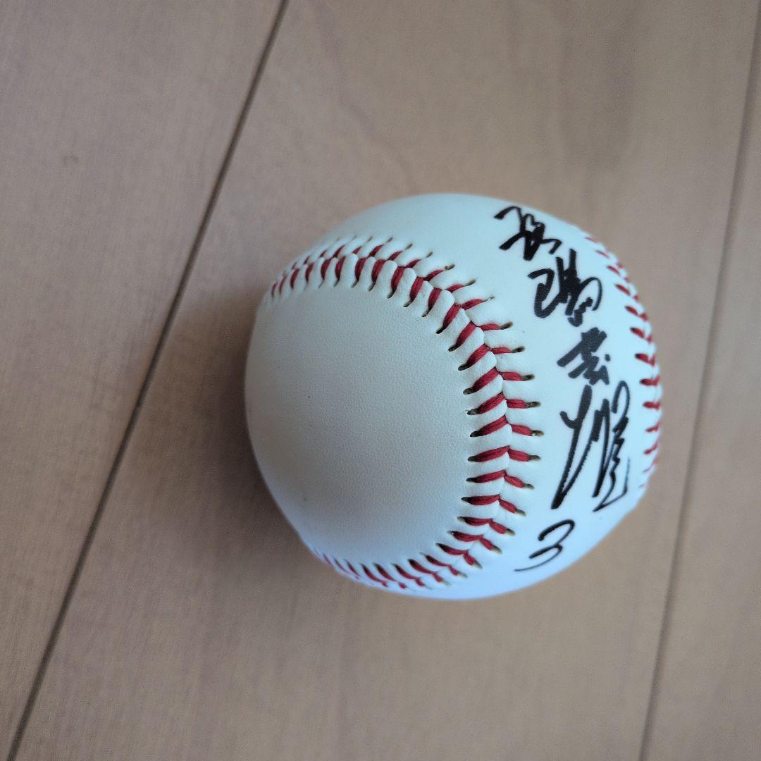 長嶋茂雄　直筆　サイン　ボール　 背番号　3　巨人　ジャイアンツ