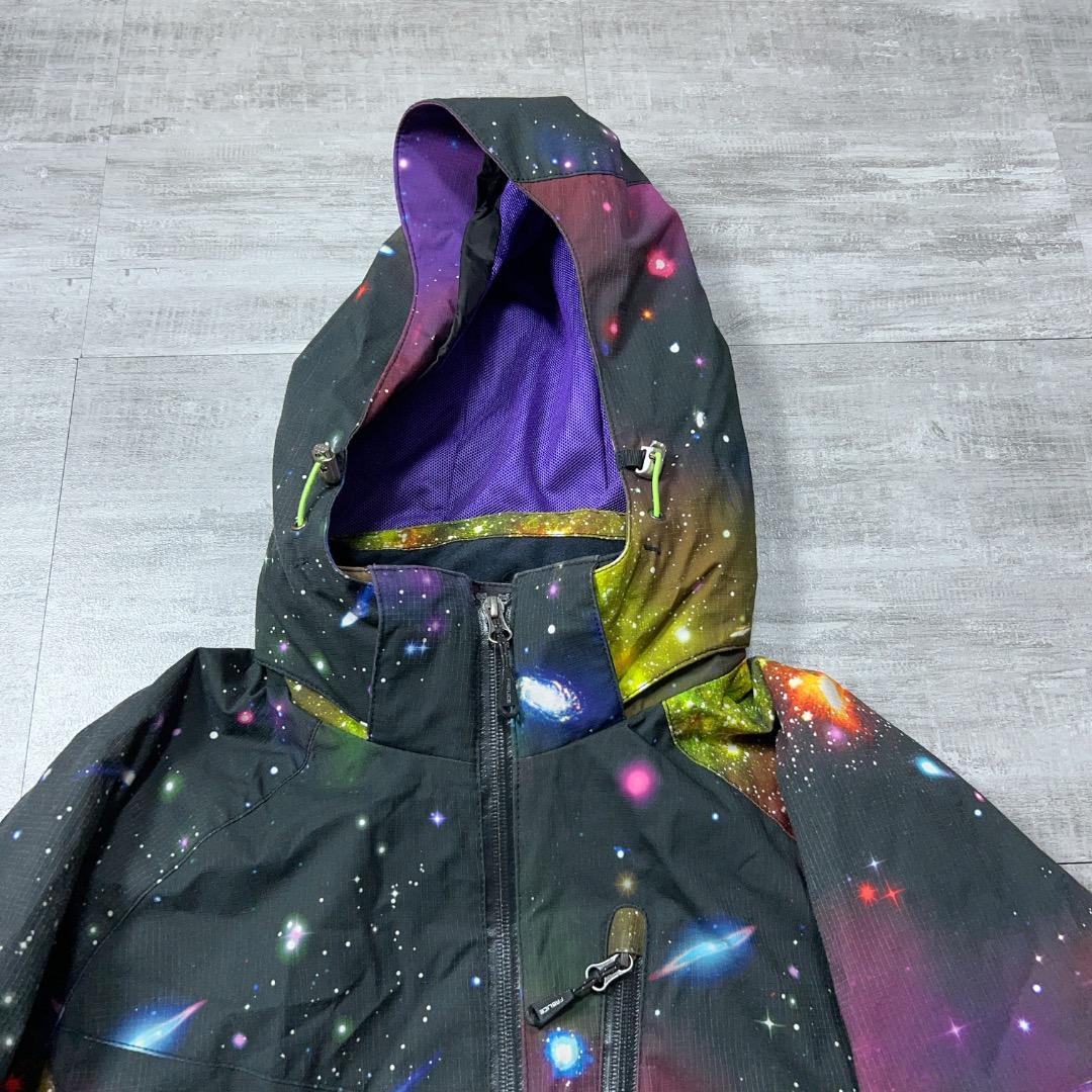 FABLICE ファブリス 総柄 宇宙 スキーウェア フルオープン ジップ S