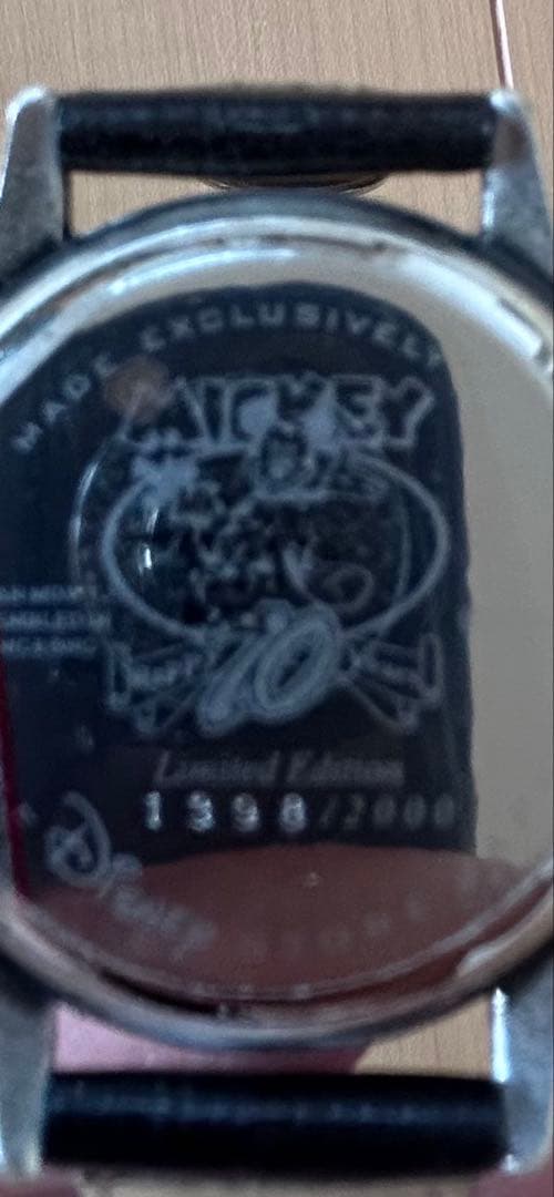 限定ミッキー 腕時計 生誕70周年記念 セルロイド人形セット<値下げ交渉可>