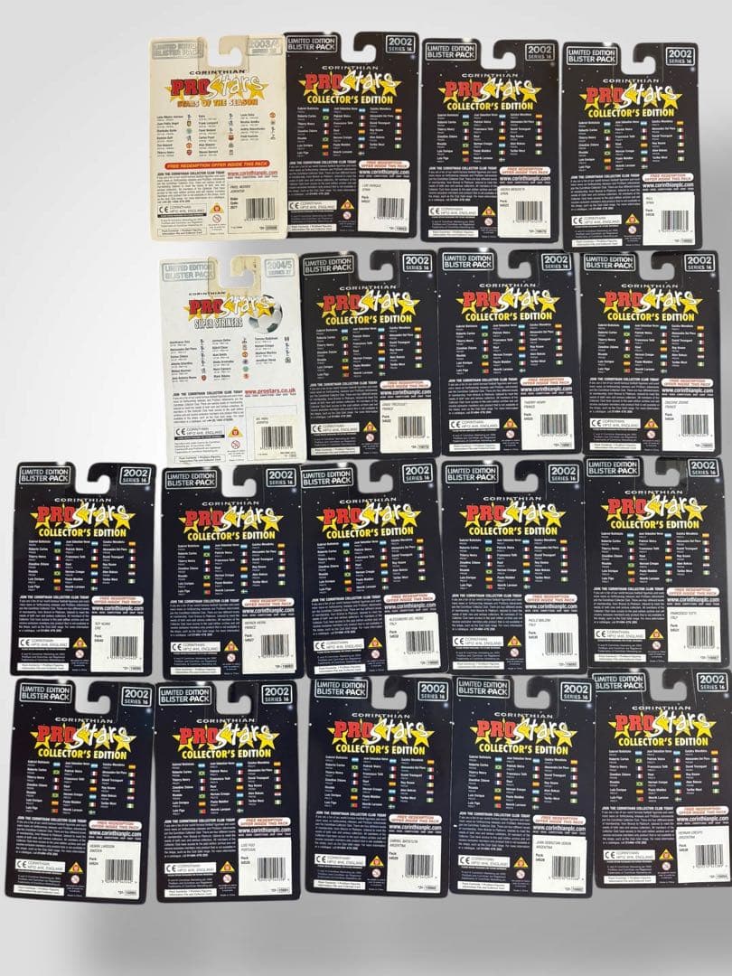 #プロスターズ コレクターズ エディション サッカー選手フィギュア18体セット