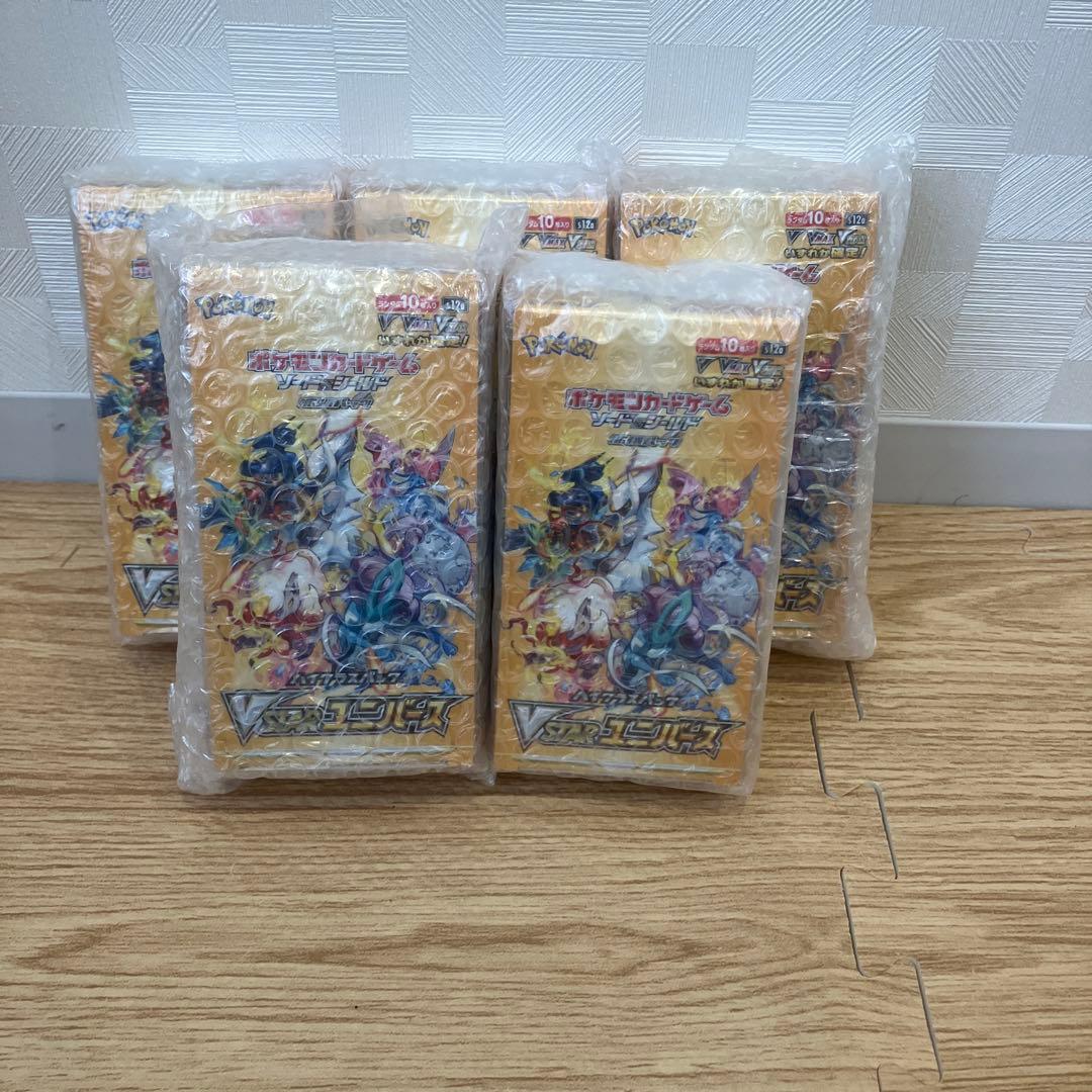 ポケモンカード　Vスターユニバース　5box ポケカ　シュリンク付き