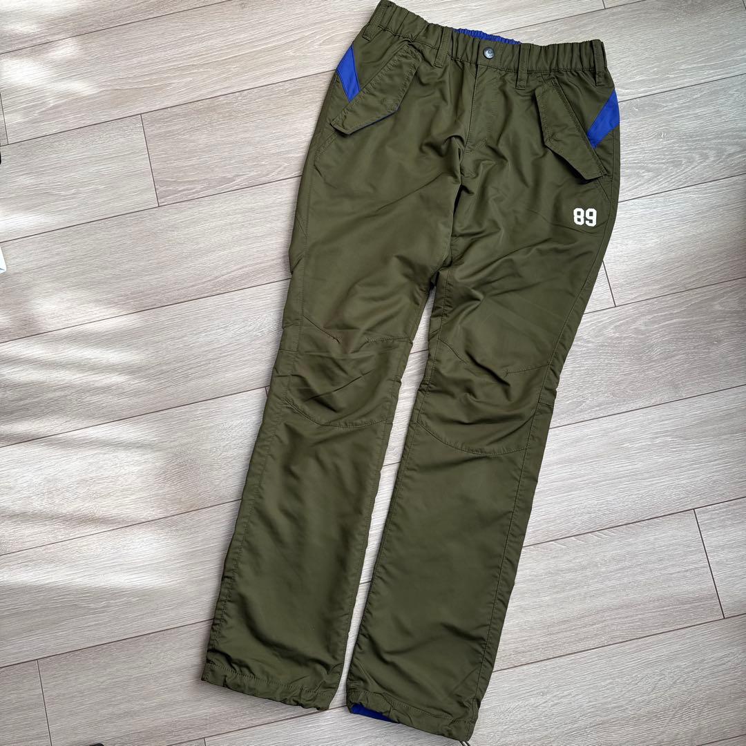 パーリーゲイツPEARLY GATES 蓄熱 保温 防風パンツ カーキ 0(S)