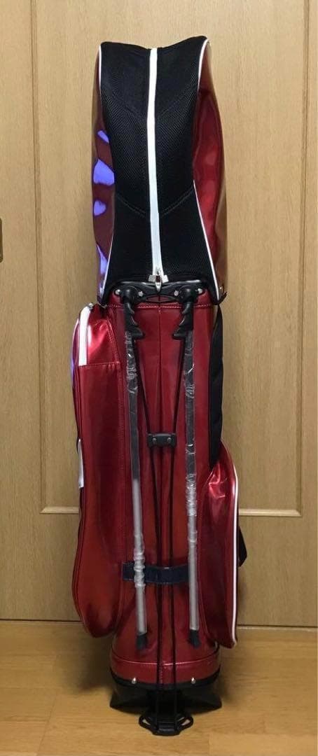 #7923 【未使用】 広島カープ オフィシャル ゴルフバッグ スタンド式