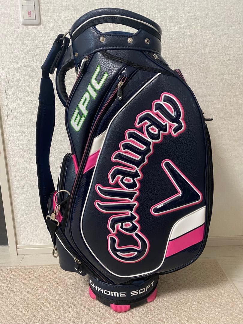 緊急値下げ！キャロウェイ　エピック　キャディバック　ネイビーピンク　ツアーモデル