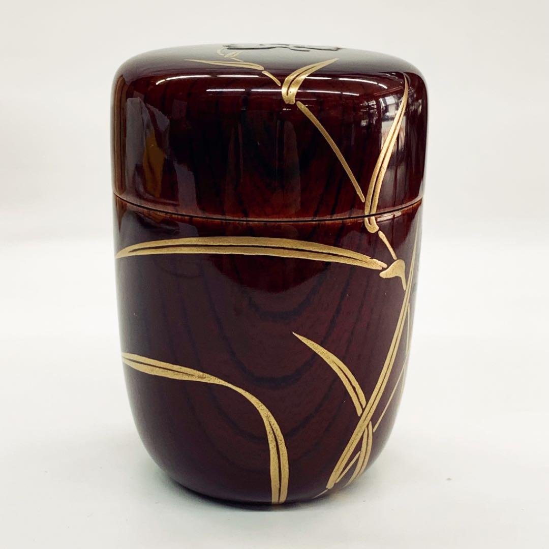 【長棗　鷺草】新井司峰　共箱