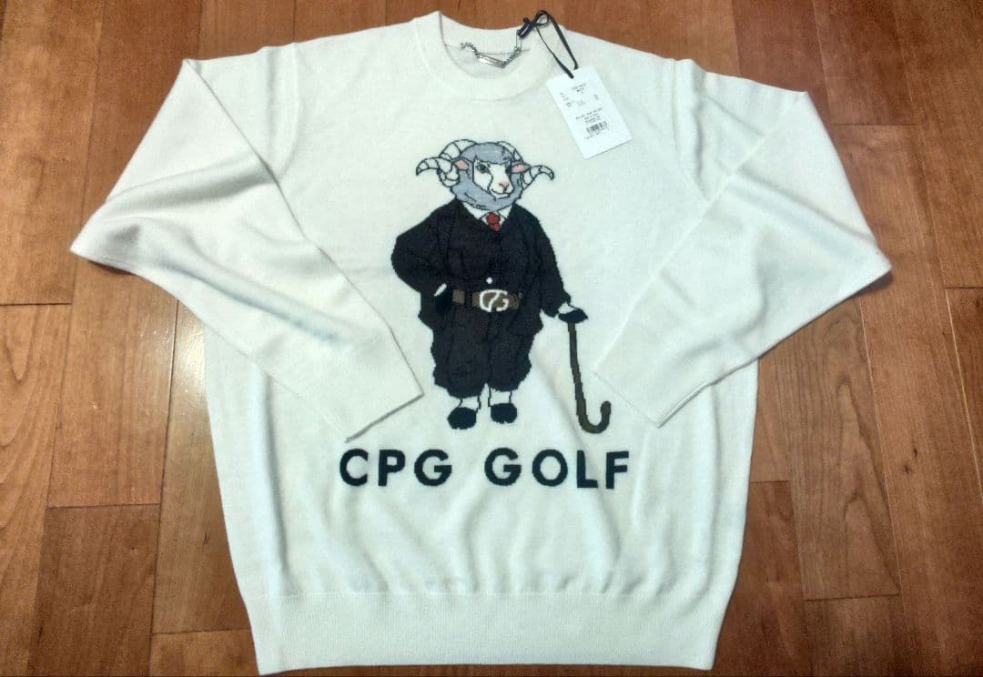 CPG GOLF ホワイト セーター L