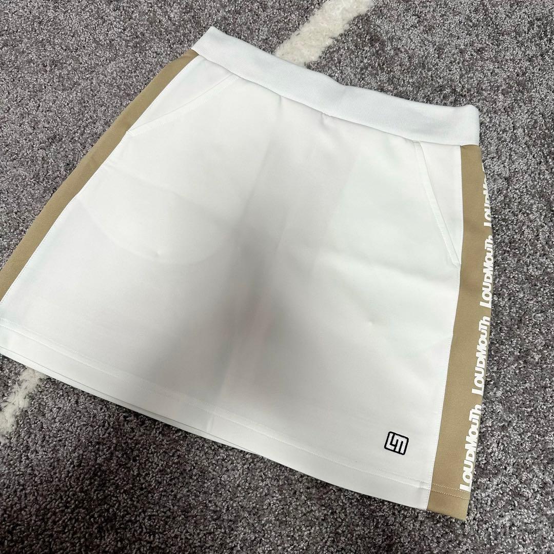 【値下げ不可】ラウドマウス ホワイト×ベージュ セットアップ S