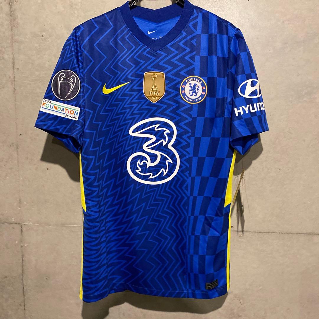 チアゴ・シウバ　チェルシー　21/22　ホーム　CL仕様