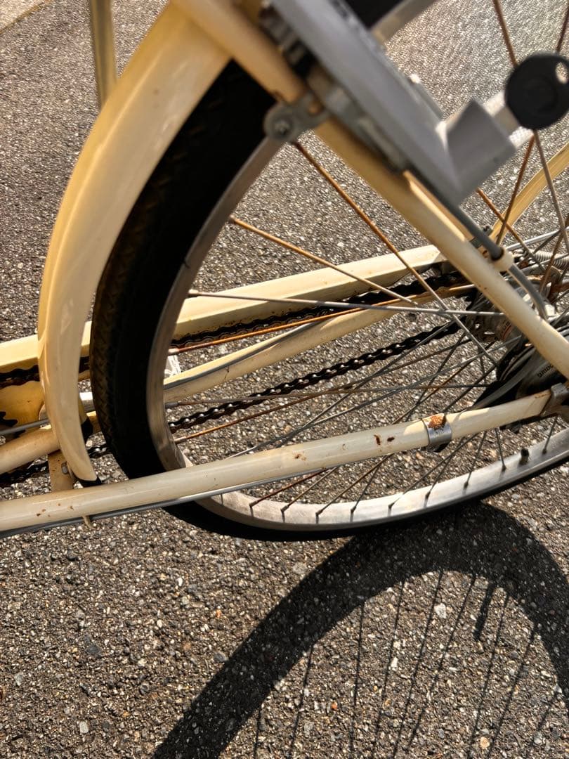 引き取り　ブリヂストン　自転車　本体　カジュナ　ベージュ