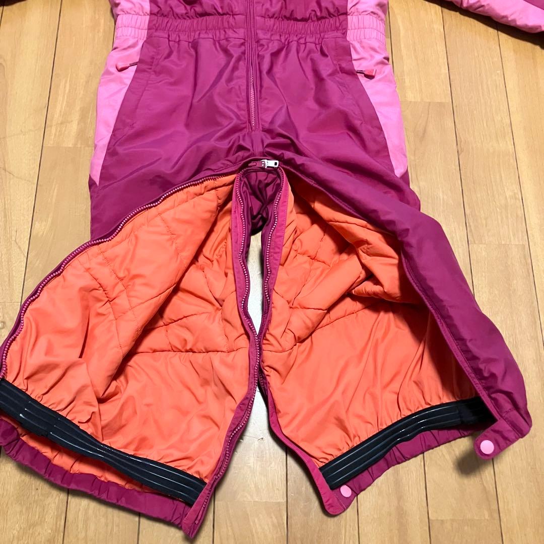 モンベル スノーウェア 2点セット（子供用）ジャンプスーツ・ミトン